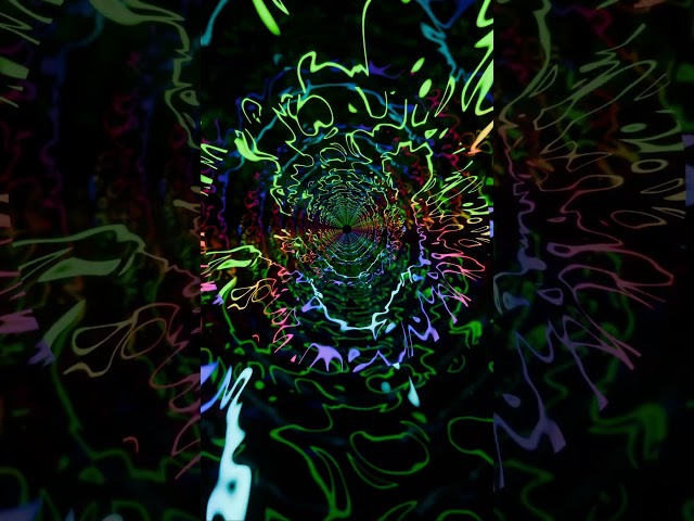 VJ #loop NEON #rainbow Color Tunnel #abstract #background  Video Screensaver Blender-Art Visual ASMR