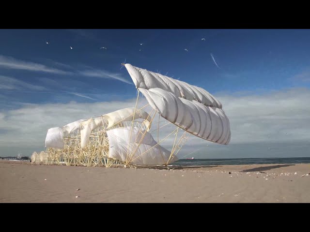 Animaris Rex | The Wind-Powered Sculpture by Theo Jansen