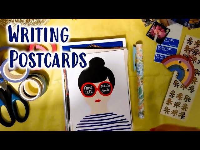 Beginners Guide for writing and decorating postcards | Postcrossing & Happy Mail 2023 from England