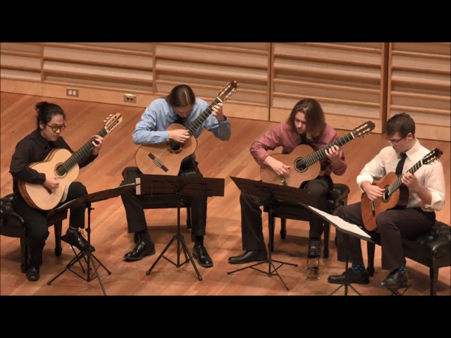 Fredonia Guitar Quartet - Gentle Giant On Reflection Cover