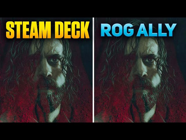 Steam Deck vs ROG Ally - Alan Wake 2