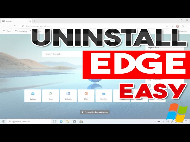 How to Uninstall Microsoft Edge from Windows in 2024