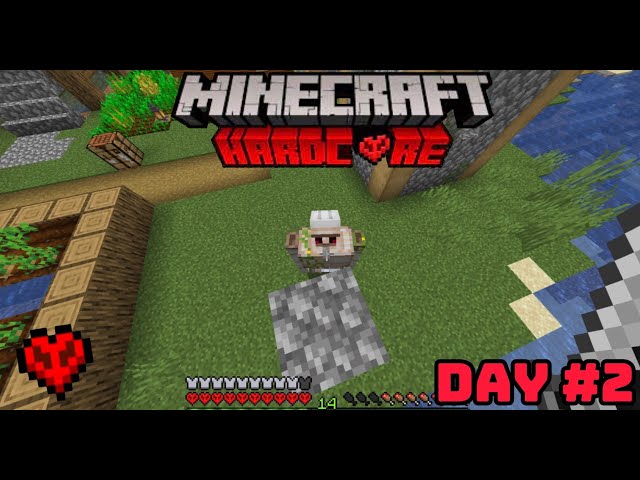 Survive 100 days in Minecraft hardcore I Day 2 I ⛏️