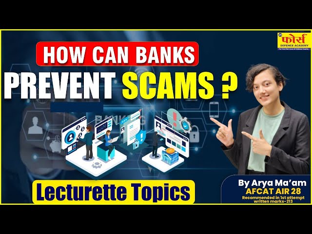 how can banks prevent scams ? |gd and lecturette topics for ssb 2023 |