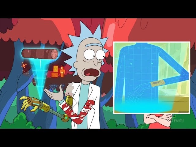 Rick and Morty - All Rick's Robot Arm scenes