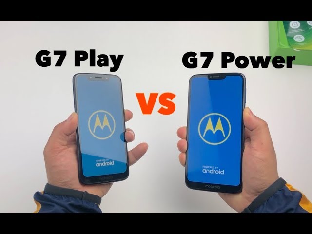 moto G7 Power VS moto G7 Play Speed Test