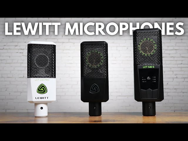 Lewitt Microphones are GREAT VALUE!! // Lewitt LCT 240 Pro, Lewitt LCT 440 Pure & Lewitt LCT 540 S