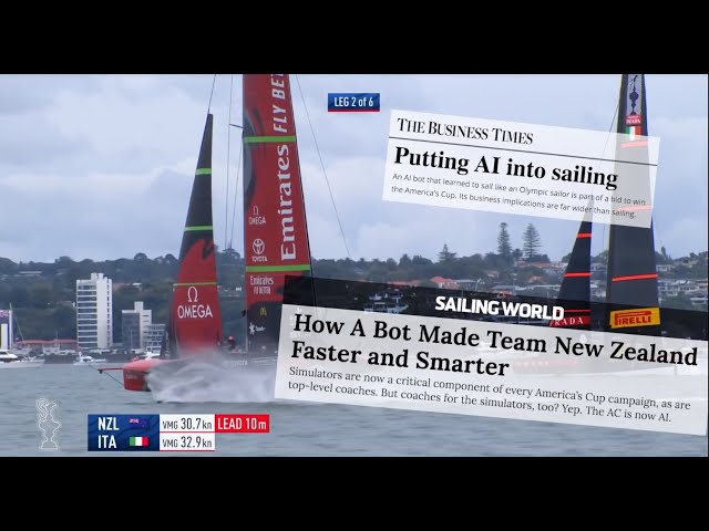 How AI helped Emirates Team New Zealand win the 36th America's Cup