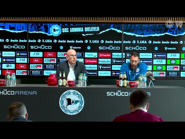 #37 Hallescher FC: Die Pressekonferenz nach dem Spiel