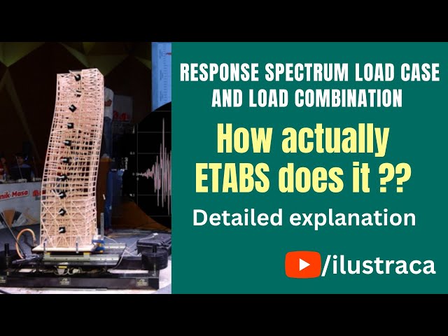 Response Spectrum Case and Load Combination- How actually ETABS does it ?? | ilustraca | Sandip Deb