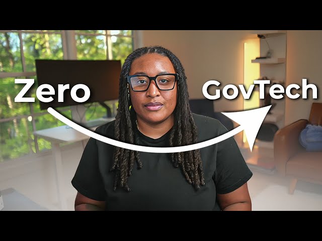 How I Would Get Into GovTech (if I had to start over)