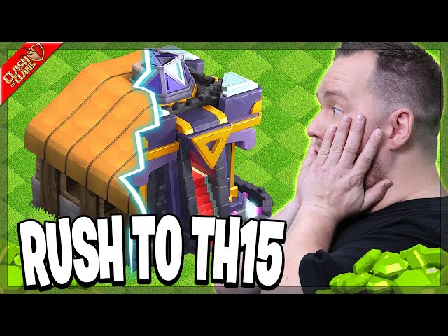 Upgrading a New Clash of Clans Account to Town Hall 15 in One Video!