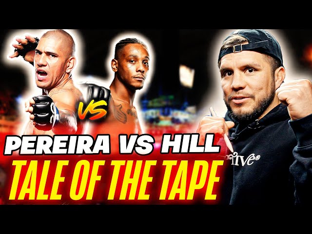 ALEX PEREIRA vs JAMAHAL HILL - Who wins at UFC 300? TALE OF THE TAPE UFC 300