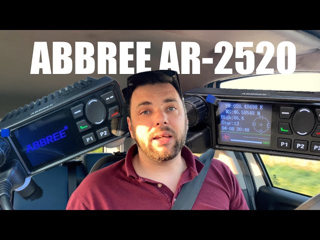 Abbree AR-2520 - Mobil rádió pár extrával