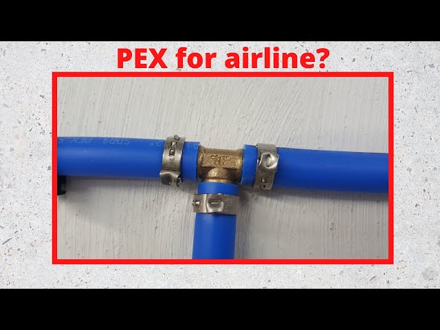 Using PEX for shop air?