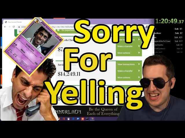 My Mistake Was Yelling At You - Kitboga