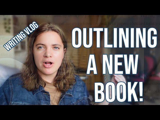 outline a novel with me! | writing vlog, bookshops and more!