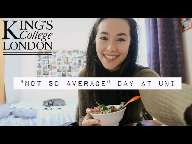 a "not so average" day at uni vlog || Kings College London