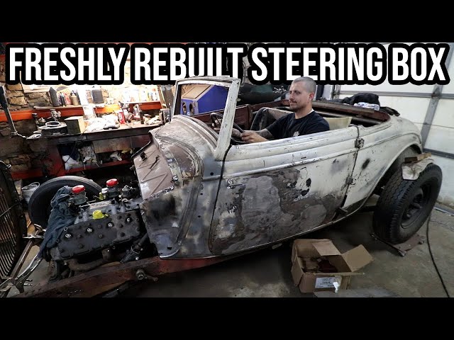 Stuck Steering Box Disaster! -1934 Ford Cabriolet