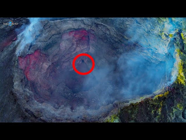 IS THIS THE MAIN VENT?! VOYAGE INTO THE MAIN CRATER-ICELAND VOLCANO ERUPTION-Sep 8, 2021-No zoom!