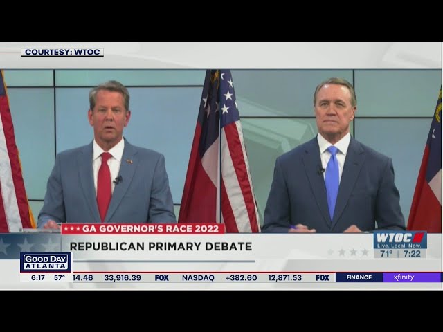 Brian Kemp, David Perdue clash in heated second GOP gubernatorial debate