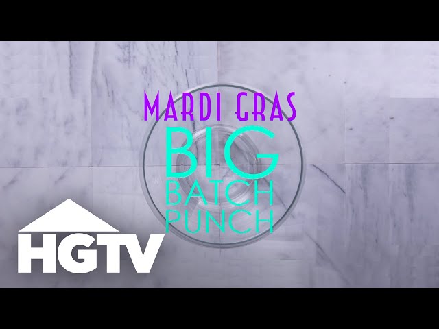 Mardi Gras Big Batch Punch | HGTV