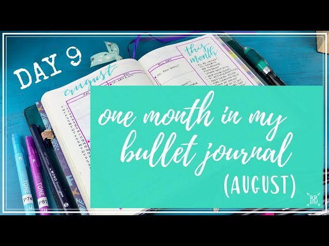 One Month in my Bullet Journal | Round 2 | Day 9 (TN Insert Sneak Peek!)