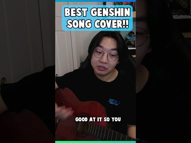 I SHOCKED my Stream with this Song!! 🎶 #genshinimpact #acousticcover #shorts