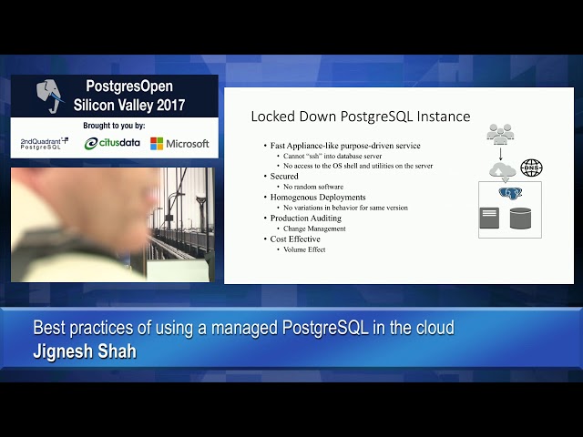 Best practices of using a managed PostgreSQL in the cloud