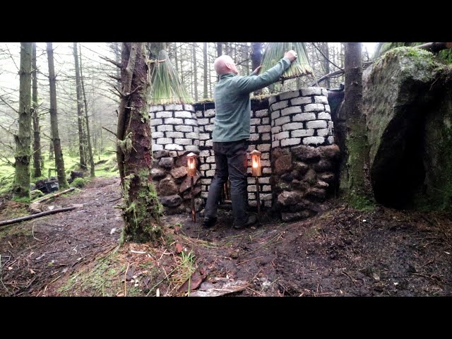 Secret castle shelter deep in the woods of Ireland☘️☘️