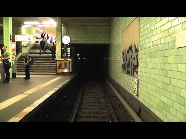 U-Bahn Berlin - U5 Führerstandsmitfahrt / Cab Ride: Lichtenberg - Alexanderplatz im B2-Zug