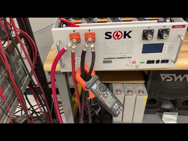 SOK 48v Server Rack Battery - 450A Front Terminal Current Test