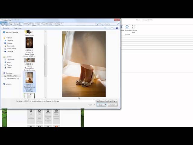 How To Insert a Picture into E-mail with Outlook