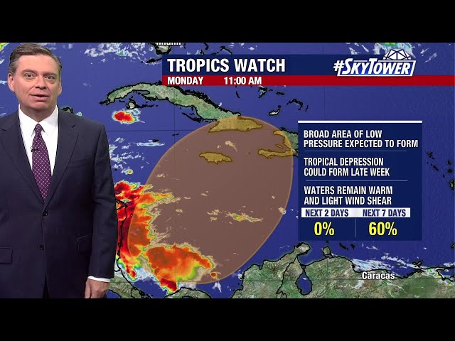 Tropical depression could form in Caribbean late this week