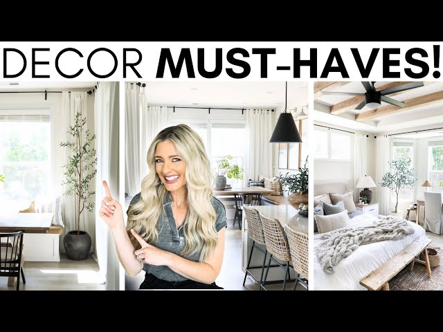 HOME DECOR MUST-HAVES || DECORATING FAVORITES || FURNITURE AND DECOR IDEAS