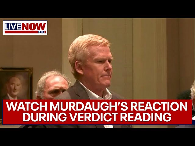 Watch Alex Murdaugh's reaction during murder trial verdict reading  | LiveNOW from FOX