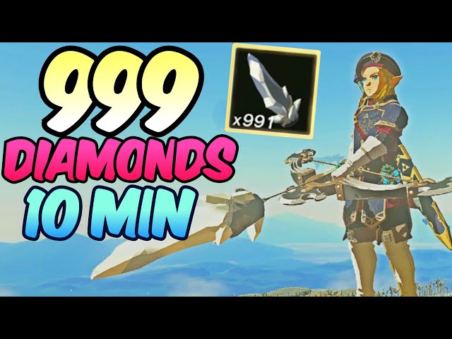 FASTER 1.1.2 Dupe Method gets 999 Diamonds in 10 minutes in Zelda Tears of the Kingdom