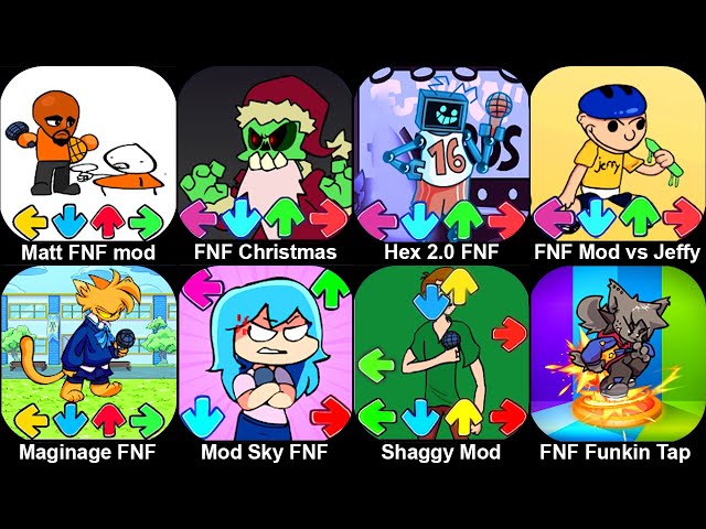 New FNF Android Mods | Wiik1 - Ruckus The Holiday 2 - Hark Song Hex - Cooling Jeffy V2 - Pencil