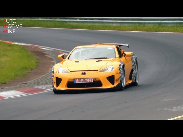 WHAT IS LEXUS TESTING WITH THIS WIDEBODY LFA AT THE NÜRBURGRING?
