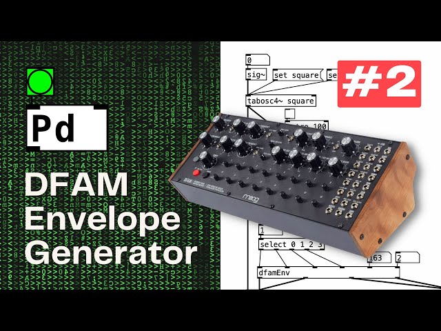 Recreating the Moog DFAM in Pure Data Ep.2 | AD Envelope Generator