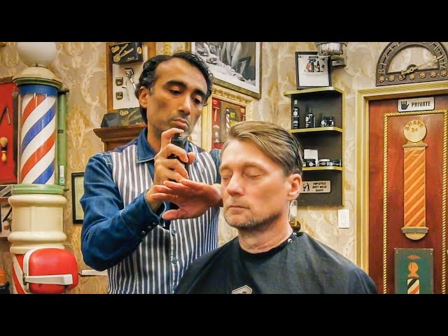 💈 Classic Haircut By Arthur Rubinoff At Amazing NYC Barber Shop Museum