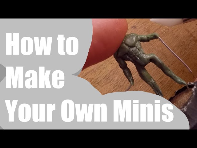 How To Make Your Own D&D Minis (Miniature Sculpting Tips and Tricks)