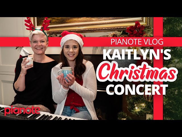 Kaitlyn's Christmas Concert (Pianote VLOG)