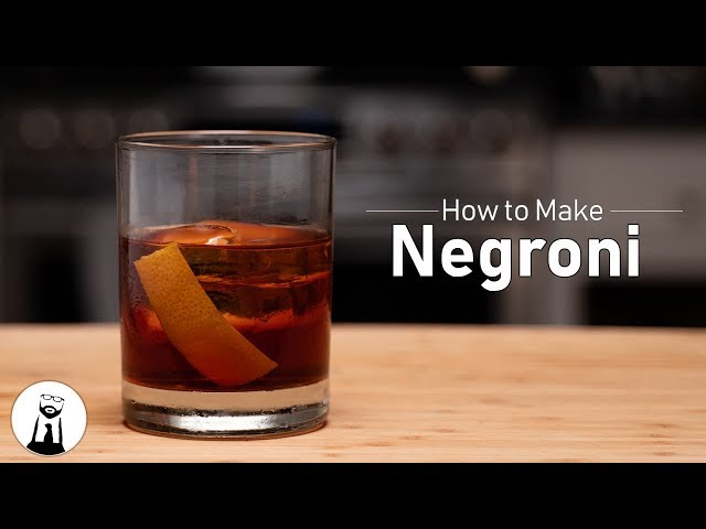 How to Make a Negroni | Black Tie Kitchen