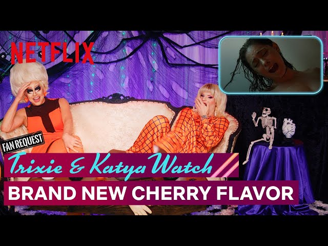Drag Queens Trixie Mattel & Katya React to Brand New Cherry Flavor | I Like to Watch | Netflix
