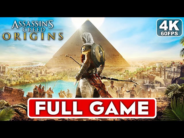 ASSASSIN'S CREED ORIGINS Gameplay Walkthrough FULL GAME [4K 60FPS PC ULTRA] - No Commentary