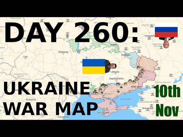 Day 260: Ukrainian Battle Map