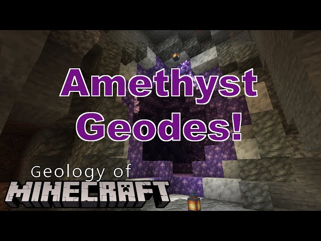 Minecraft Geology Amethyst Snapshot