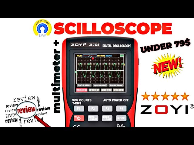 ZOYI ZT-702S Multimeter + Oscilloscope Review & Teardown!