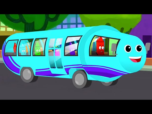 Wheels On The Bus, School Bus and Nursery Rhymes for Children